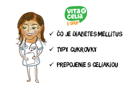 Celiakia a diabetes mellitus